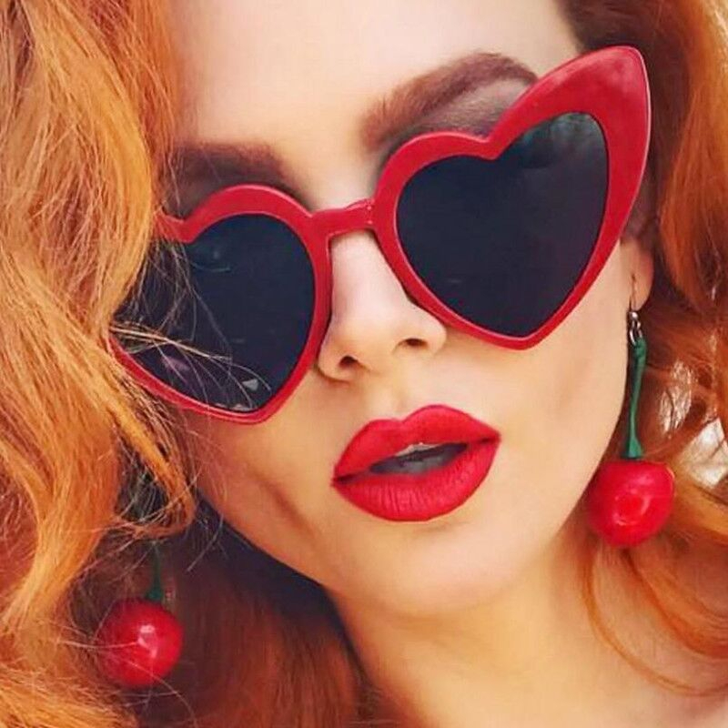 Love Heart Cat Eye Sunglasses  - Sunglasses Cat Eye avaliação e preço
