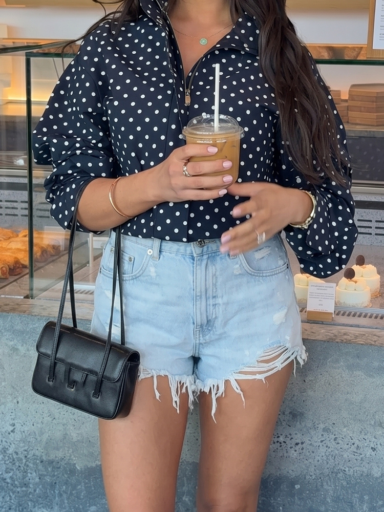 HH Women's High Waisted Denim  - Shorts Denim Frayed avaliação e preço