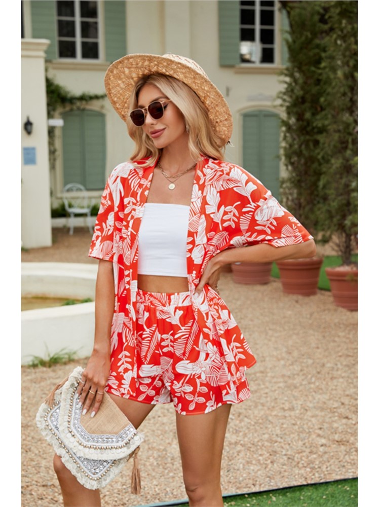 Summer Casual 2 Piece Set Wome - Romper Floral Print avaliação e preço
