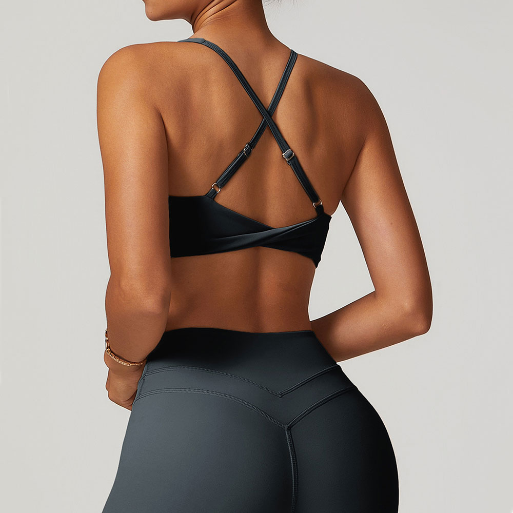JUREN Sports Bra Women Fitness - Bralette Triangle Set avaliação e preço