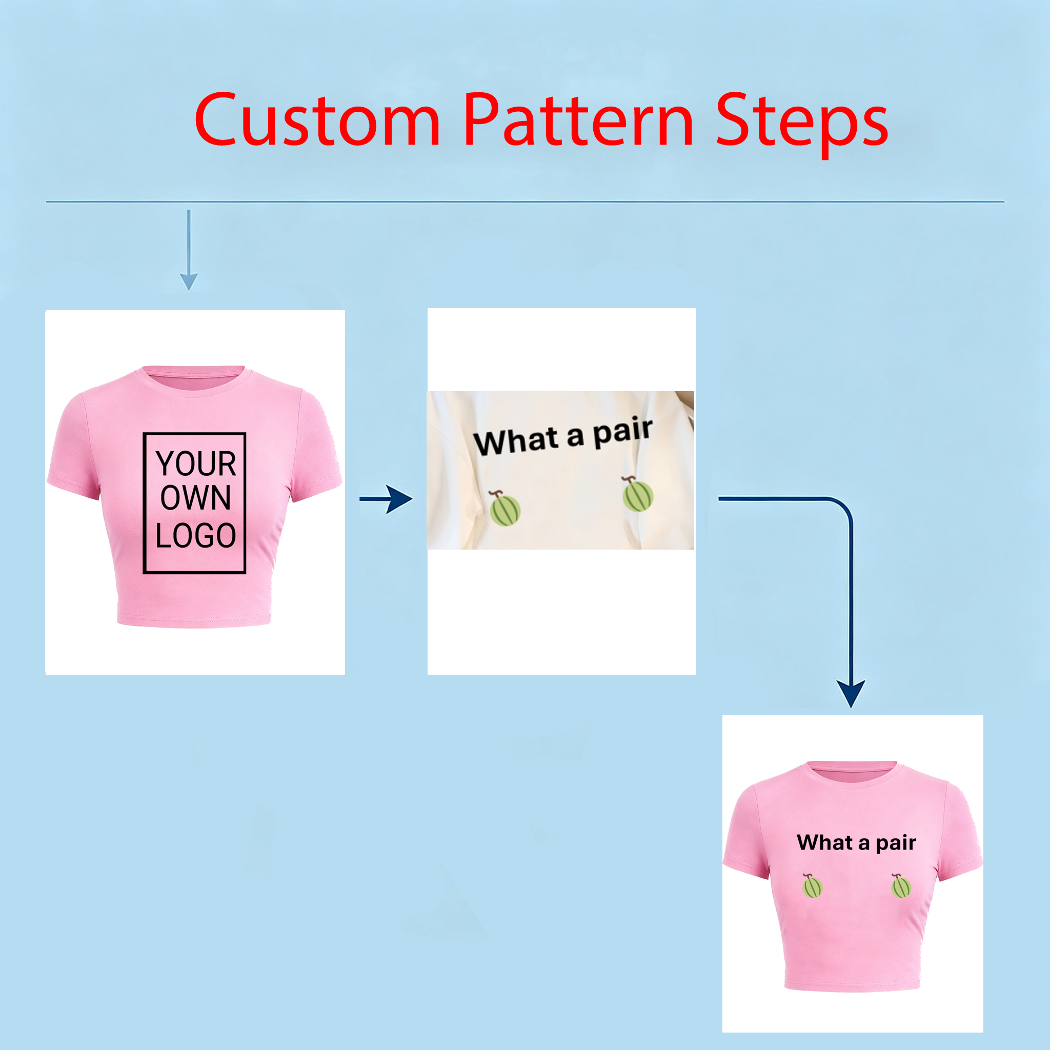 Customized Logo Pattern Womens - Crop Top Crochet avaliação e preço
