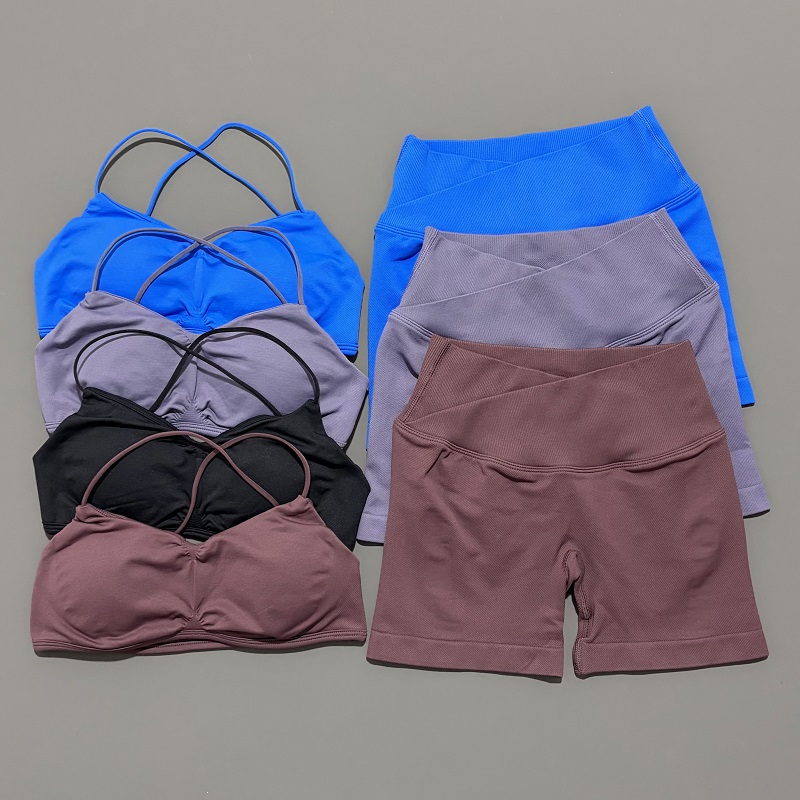 2 Piece Vision Gym Set Women Y - Crop Top Crochet avaliação e preço