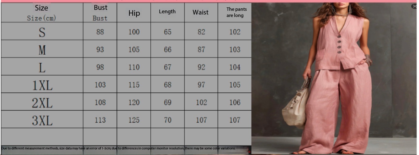 2026 summer women's clothing l - Linen Pant Wide avaliação e preço