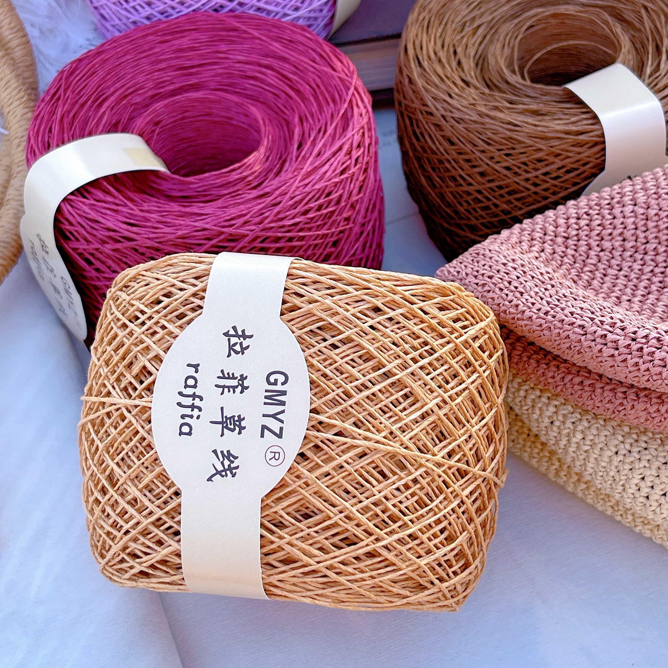 220M/Roll Washable Japanese Pl - Crochet Bag Raffia avaliação e preço